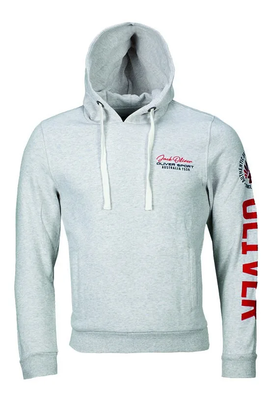 Oliver Authentic Hooded Sweat Beige Logo