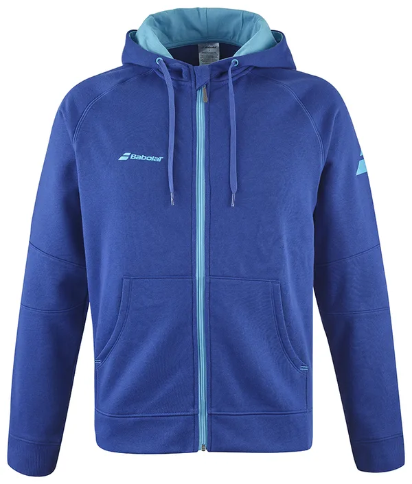 Babolat Exercise Hood Jacket Men Sodalite Blue