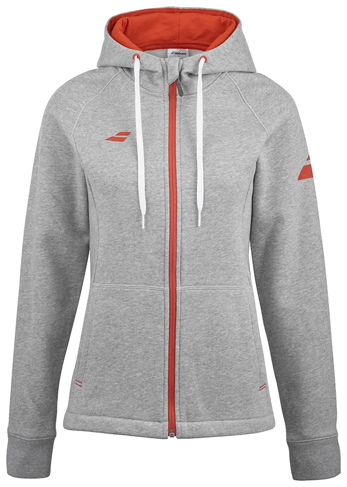 Babolat Exercise Hood Jacket Women Heather Grey - 2