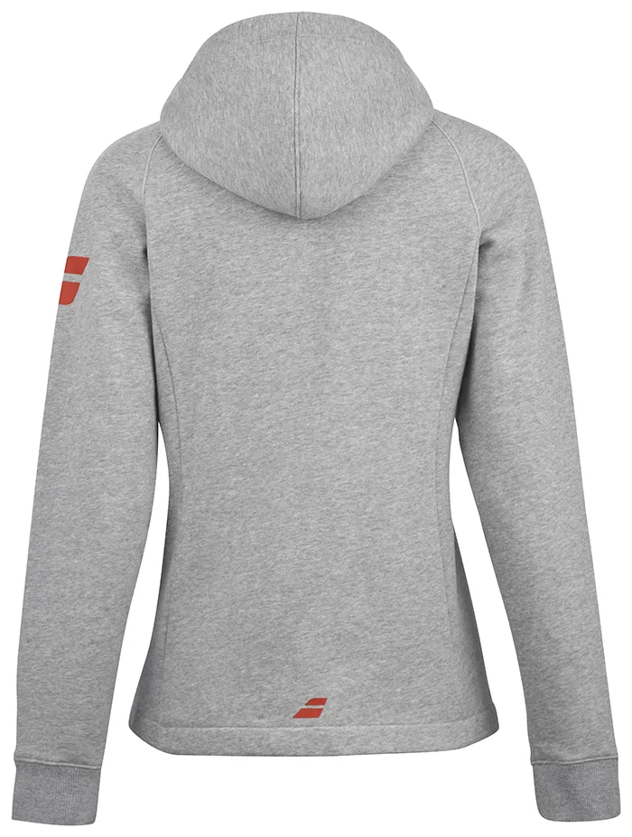 Babolat Exercise Hood Jacket Women Heather Grey
