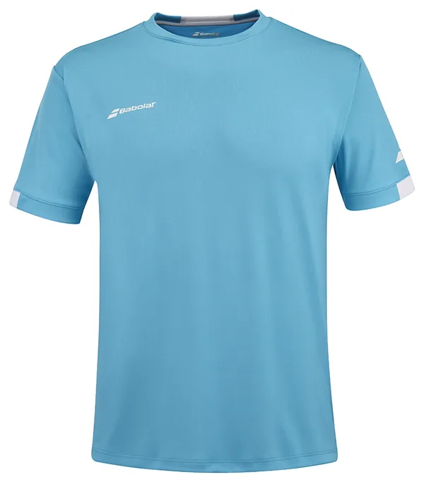 Babolat Play Crew Neck Tee Men Cyan Blue