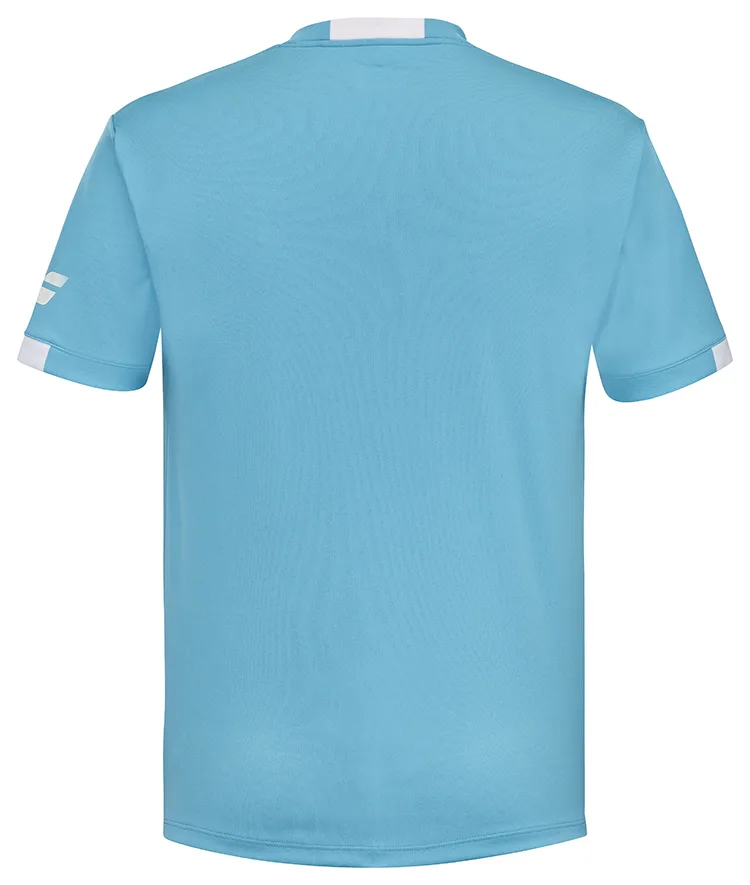 Babolat Play Crew Neck Tee Men Cyan Blue