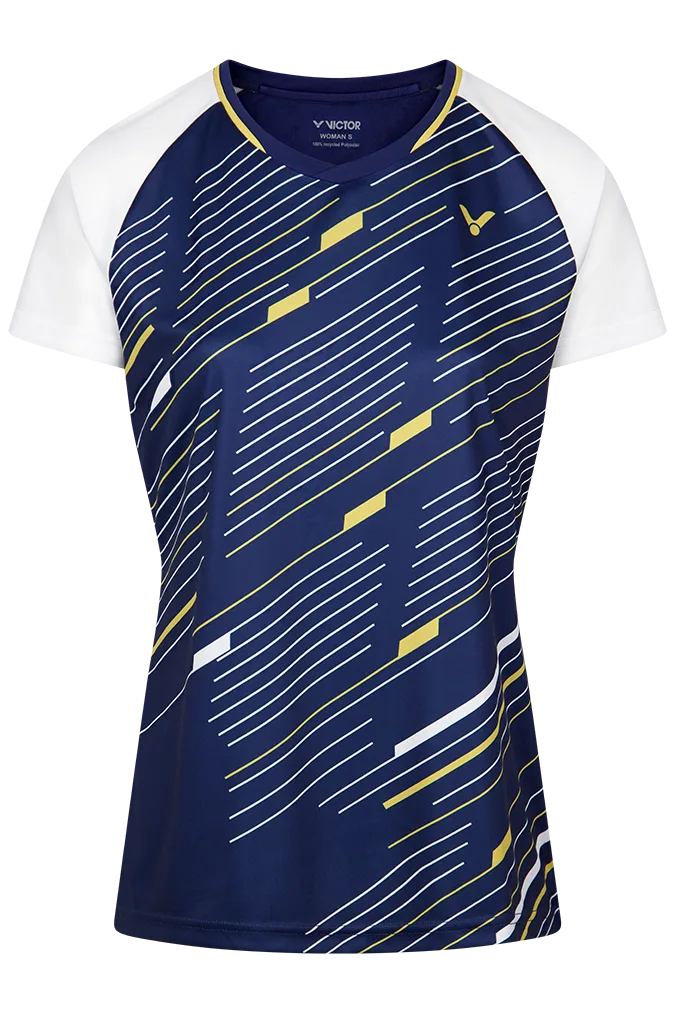 Victor T-Shirt T-44100 B Women Blue - 2
