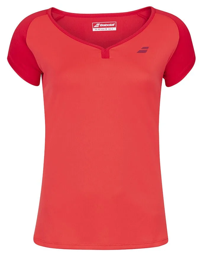 Babolat Cap Sleeve Play Girl Tomato Red - 2