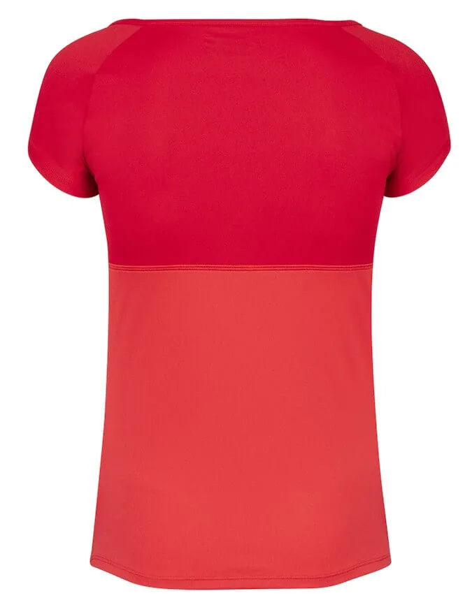 Babolat Cap Sleeve Play Girl Tomato Red