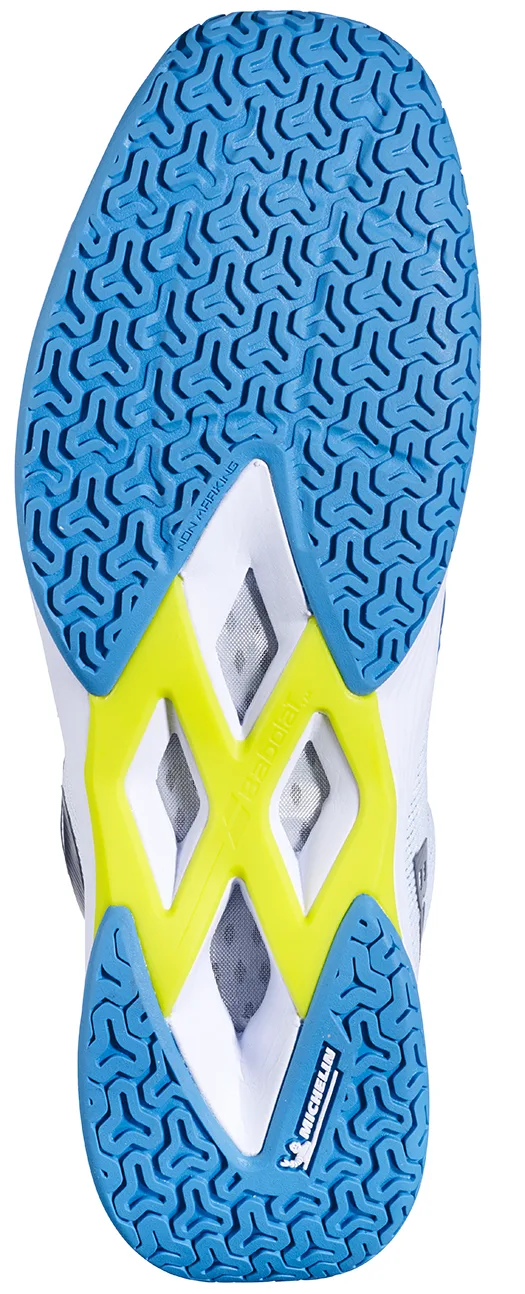 Babolat Shadow Spirit 2 Men White Algier Blue - 3