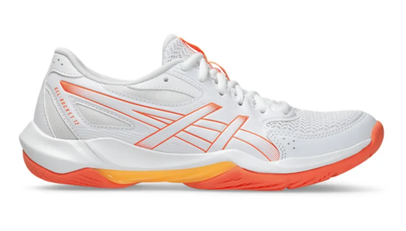Asics Gel Rocket 12 Women White Vivid Coral - 2