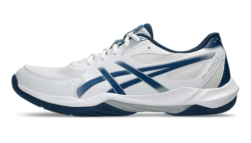 Asics Gel Rocket 12 Men White Mako Blue