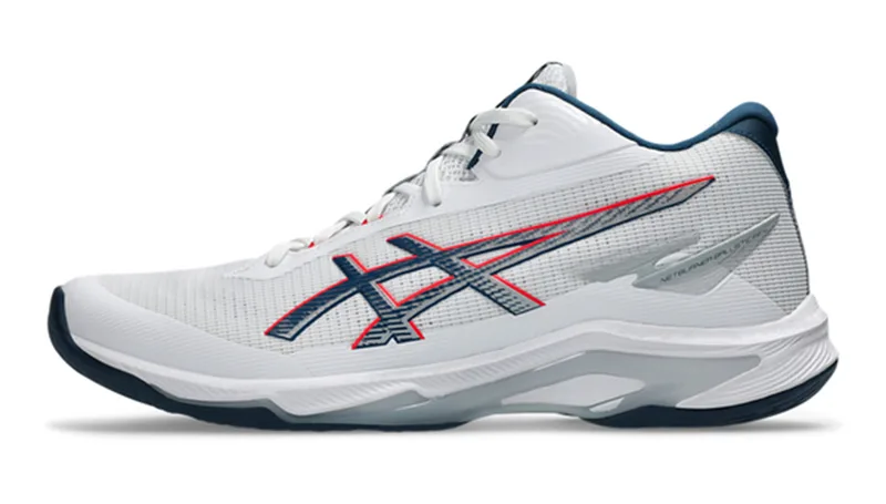 Asics Netburner Ballistic FF MT 4 White Mako Blue