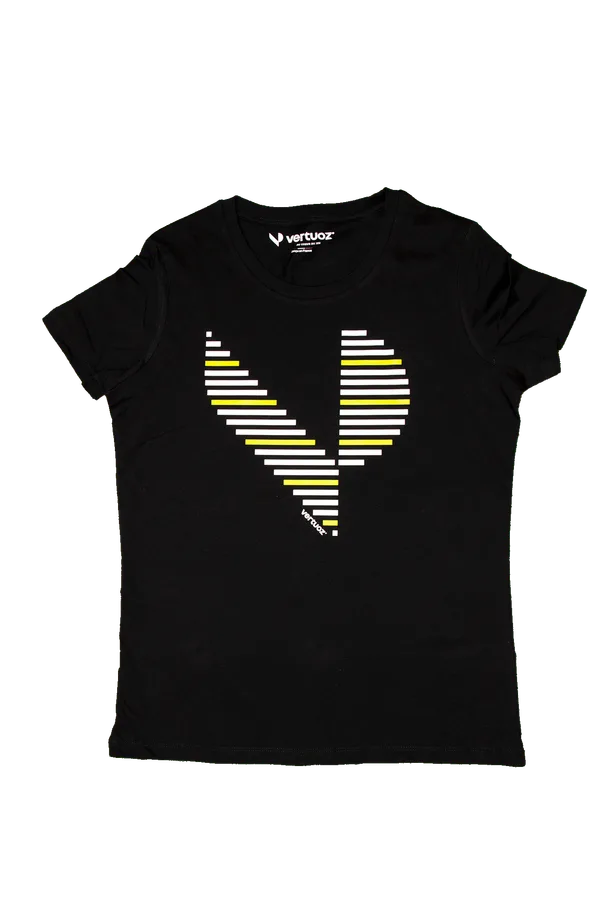Vertuoz T-shirt Responsable Femme Noir