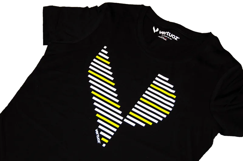 Vertuoz T-shirt Responsable Femme Noir — 1