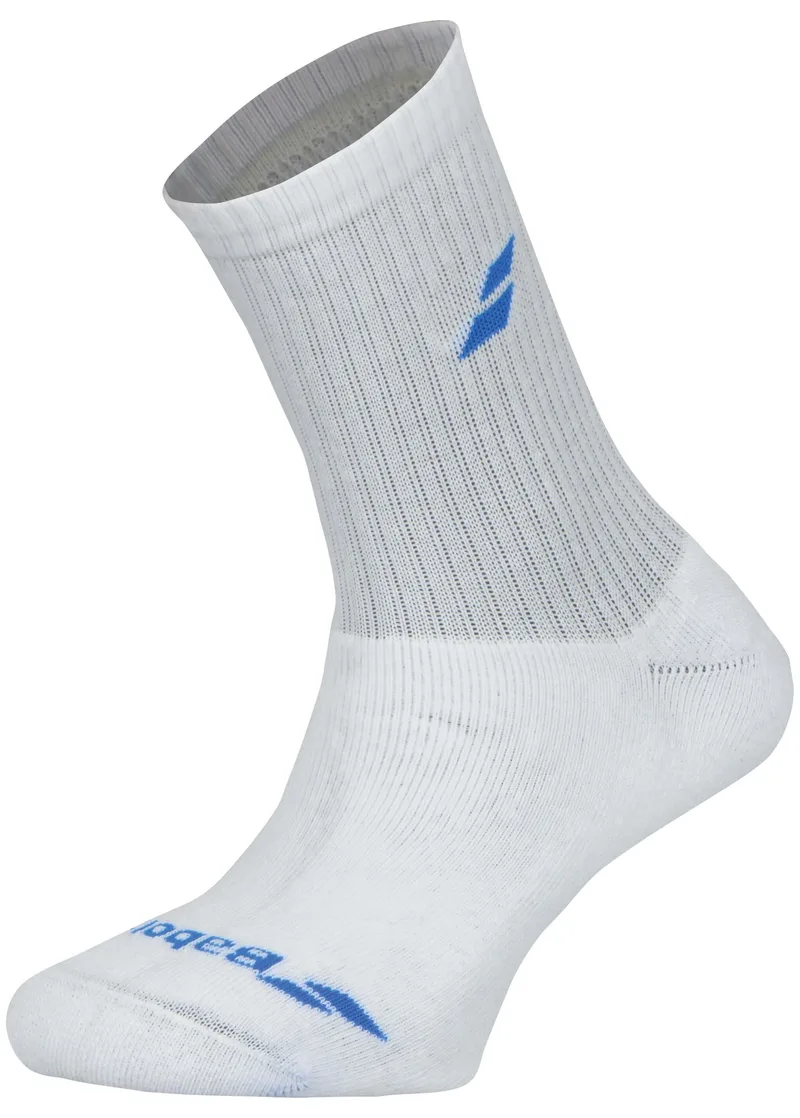 Babolat 3 Pairs Packs Junior White Blue