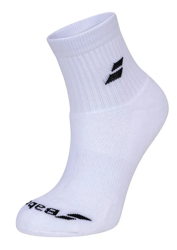 Babolat Quarter 3 Pairs Packs White